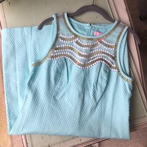 New Lilly Pulitzer Tia Blue Shift Dress